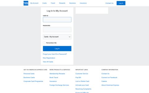 Log In to My Account | American Express New Zealand