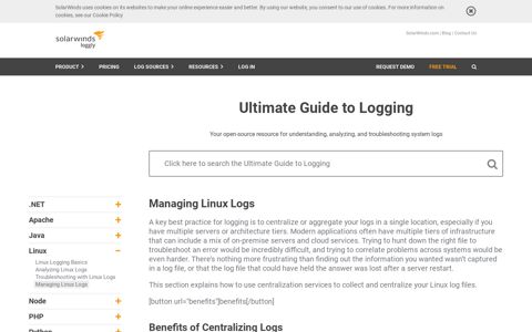 Managing Linux Logs - The Ultimate Guide To Logging - Loggly