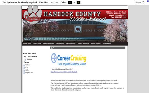 ILP - Hancock County Schools :: Online Classroom