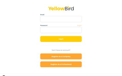 Login | YellowBird