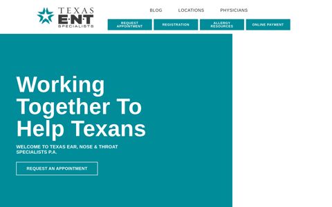 Texas ENT Specialists – Working Together to Help Texans