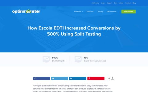 How Escola EDTI Increased Conversions by 500% Using Split ...