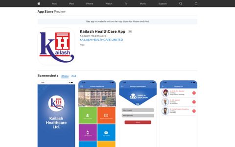 ‎Kailash HealthCare App on the App Store
