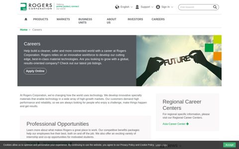 Careers - Rogers Corporation