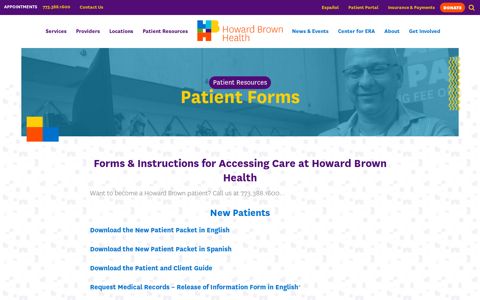 Patient Forms - Howard Brown Health
