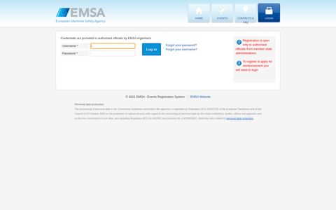 Login - EMSA Extranet
