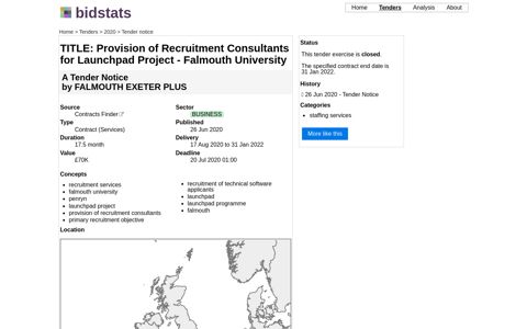 Recruitment Consultants for Launchpad Project - Falmouth ...
