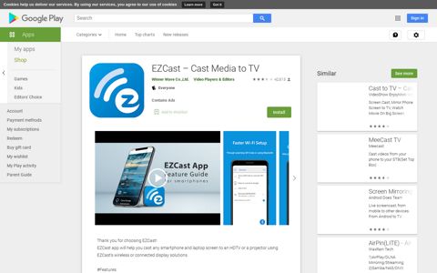 EZCast – Cast Media to TV - Apps on Google Play