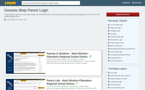 Genesis Wwp Parent Login - Loginii.com