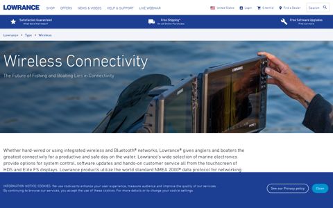 Wireless / Apps | GoFree Smartphone & Tablet | Lowrance