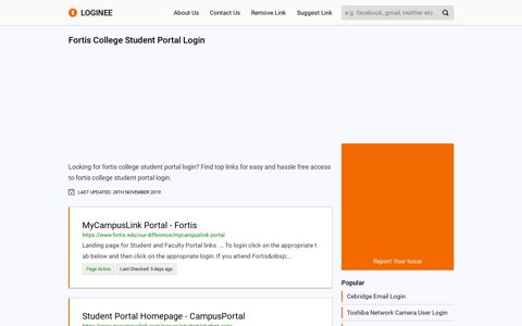 Fortis College Student Portal Login