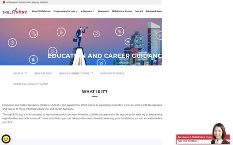 Education and Career Guidance - SkillsFuture