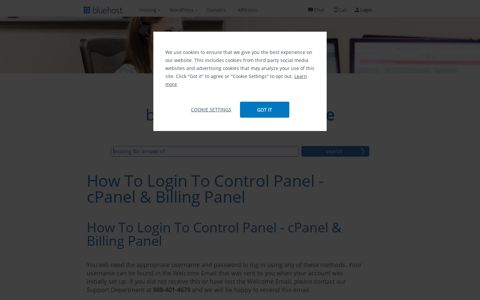 How To Login To Control Panel - cPanel & Billing Panel ...