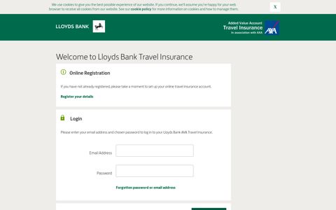 Lloyds Bank travel insurance