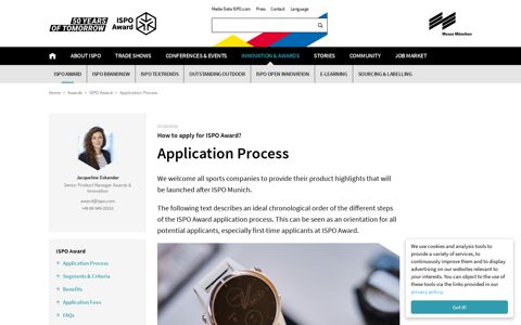 ISPO Award application process - ISPO.com