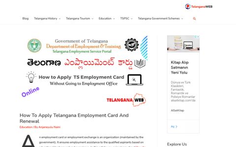 ▷ How To Apply Telangana Employment Card & Renewal ...