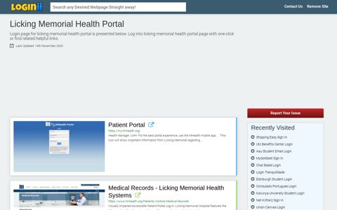 Licking Memorial Health Portal - Loginii.com