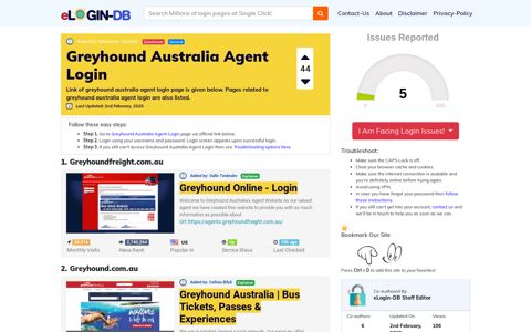 Greyhound Australia Agent Login