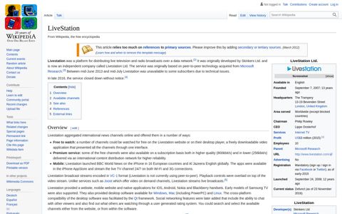 LiveStation - Wikipedia
