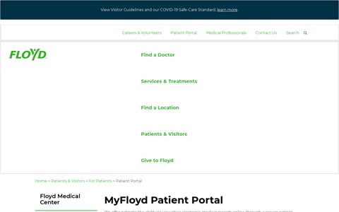 Patient Portal | Floyd Medical Center | Floyd Health