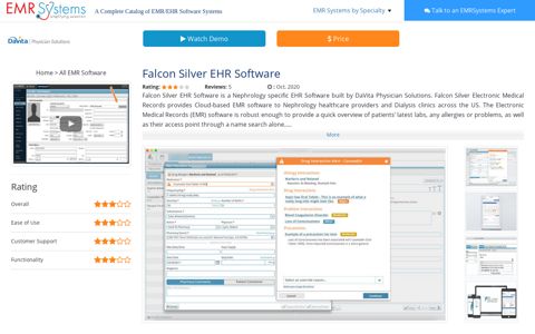 Davita falcon silver Software - EMRSystems