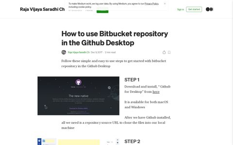 How to use Bitbucket repository in the Github Desktop | by ...