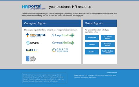 HR Portal - EHR.com