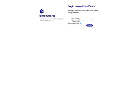 Login - BlueQuartz 5100R Series - www.itnet-tf.com