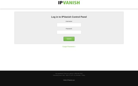 My Account - IPVanish VPN
