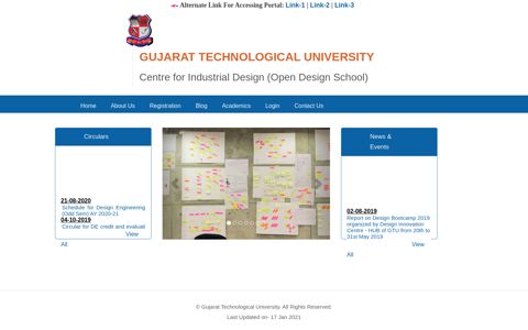 GTU Online Portal for Open Design School | Home