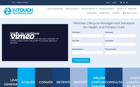 InTouch Technology: CRM Software For Gyms and Health Clubs