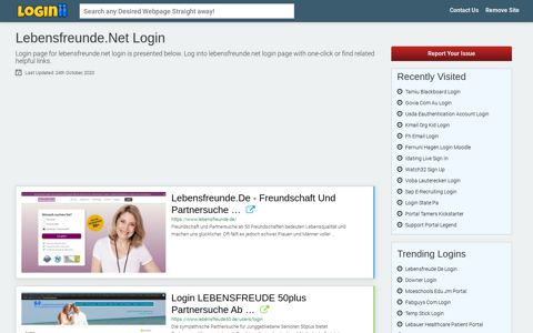 Lebensfreunde.net Login | Accedi Lebensfreunde.net - Loginii.com