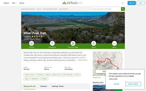 Silver Peak Trail - Arizona | AllTrails