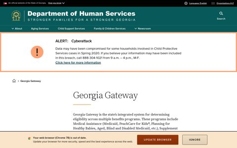 Georgia Gateway | Georgia Department of Human Services