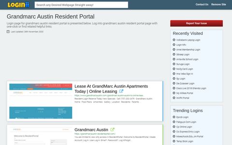 Grandmarc Austin Resident Portal - Loginii.com