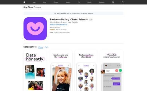 ‎Badoo — Dating. Chats. Friends on the App Store