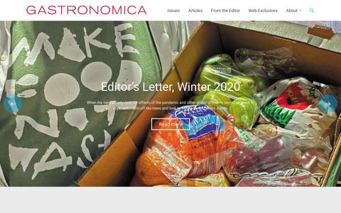 Gastronomica – The Journal for Food Studies