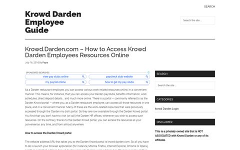 Krowd.Darden.com – How to Access Krowd Darden ...
