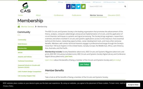 Membership - IEEE CAS