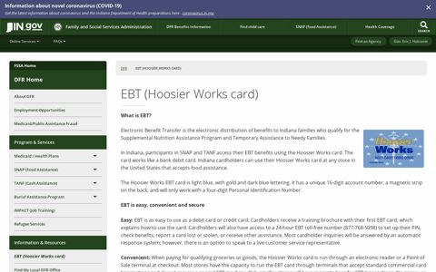 FSSA: DFR: EBT (Hoosier Works card) - IN.gov
