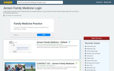 Jensen Family Medicine Login - Loginii.com
