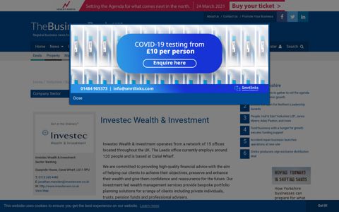 Investec Wealth & Investment | TheBusinessDesk.com