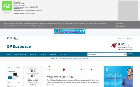 Journal detail: Europace - Journals for Free