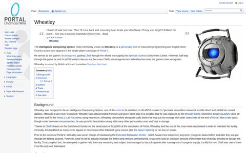 Wheatley - Portal Wiki