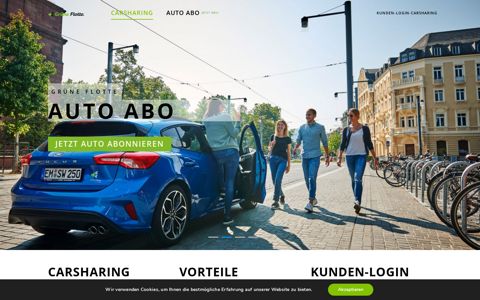 Grüne Flotte Carsharing – in Freiburg und Südbaden