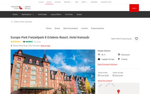 Europa-Park Freizeitpark & Erlebnis-Resort, Hotel Krønasår ...