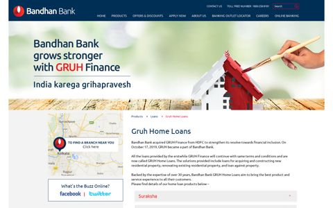 GRUH Home Loans - Bandhan Bank