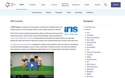IRIS Connect - Future Classroom Lab