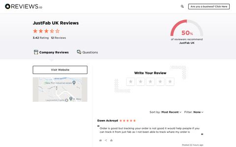 JustFab UK Reviews - Read Reviews on Justfab.co.uk Before ...