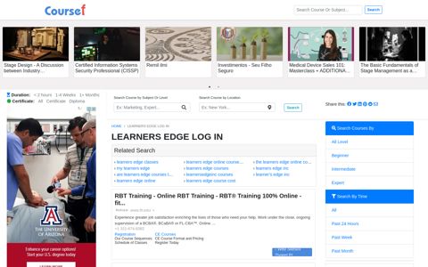 Learners Edge Log In - 10/2020 - Coursef.com